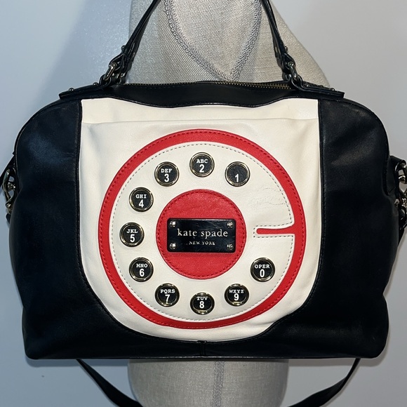 kate spade Handbags - FIRM! kate spade Call Me Chase Telephone Dial Weekender Bag